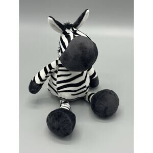 JSQ Toys Zebra Plush 11” Striped Stuffed Animal